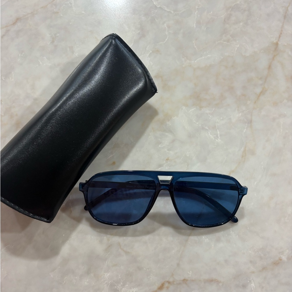 Navy sunglasses
